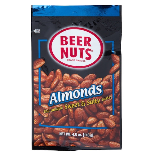 Beer Nuts Sweet and Salty  Almonds, 4 Ounce, 48 Per Case